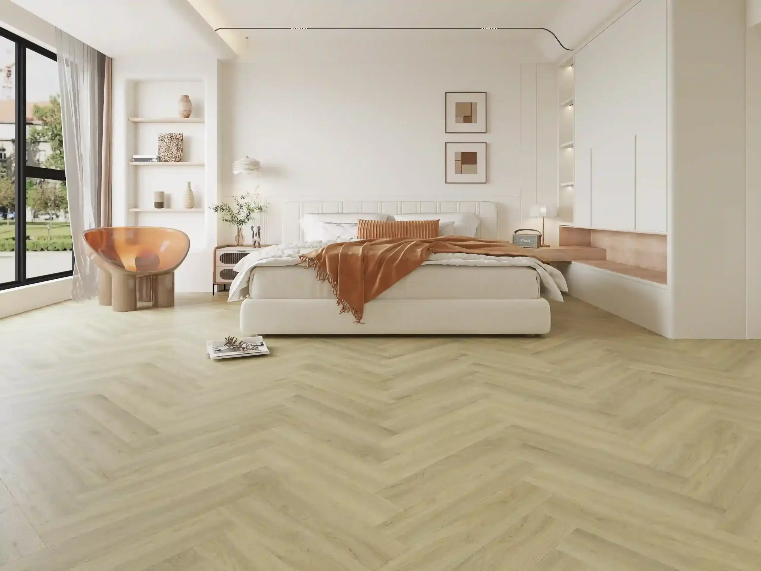 SPC 6.5mm & 9.5mm 17 lime ash spc flooring
