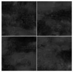 Four panels of textured black surface