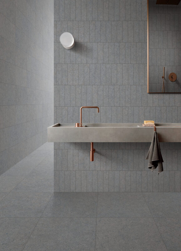 dark grey floor and wall tiles, tile shop underwood