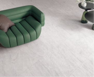 white floor tiles